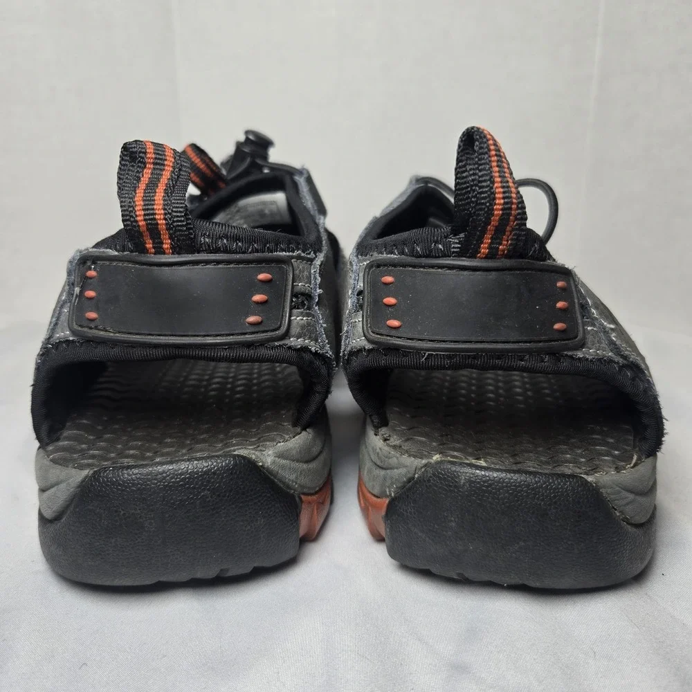 Eddie Bauer Troy Leather Sport Closed Toe Bungee Sandals Mens 11 Gorpcore Hiking